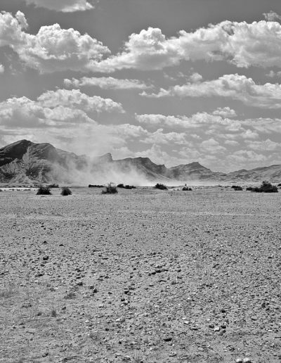 black and white, desert, sky, clouds