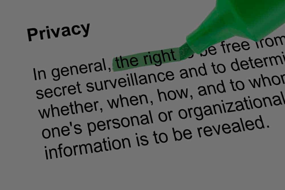 The Right to Privacy